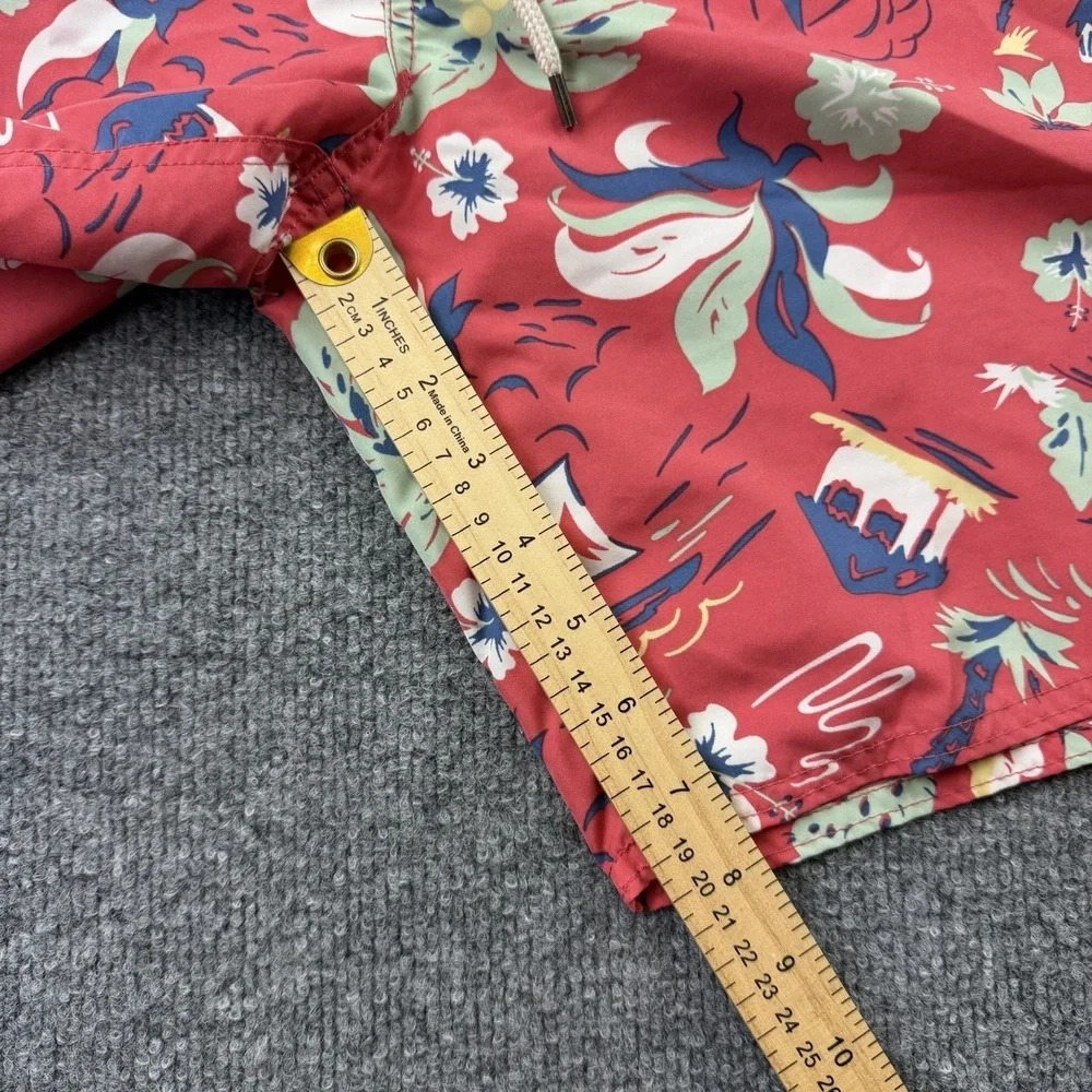 Polo‎ Ralph Lauren Swim Trunks Tropical Print Red XL